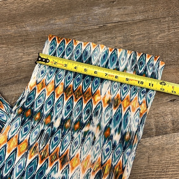 MEES Women’s High Waist Wide Leg Boho Pants Size 6 - Picture 9 of 11